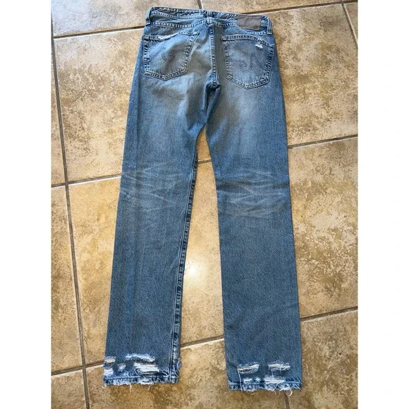 AG The Matchbox Slim Straight Jeans Size 30X32 - Picture 2 of 3